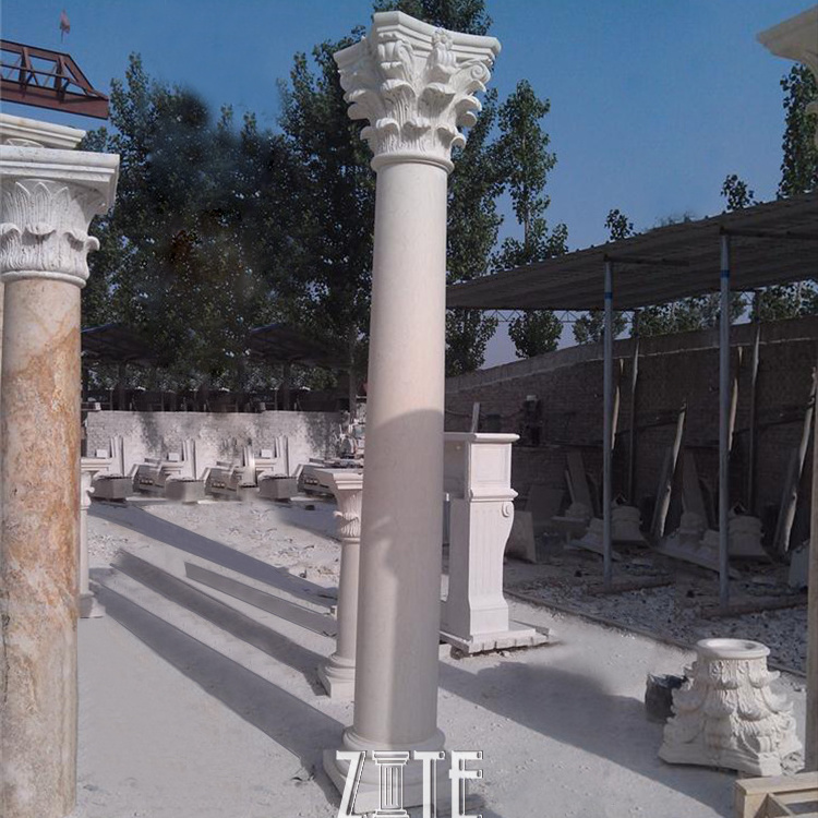 Outdoor Garden Ornament stone columns outdoor