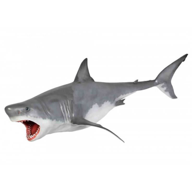 Outdoor Decoration Fiberglass Resin Shark Sculpture Animal Statue