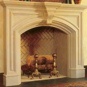 Fashion Hand Carved Natural Marble Fireplace Mantle