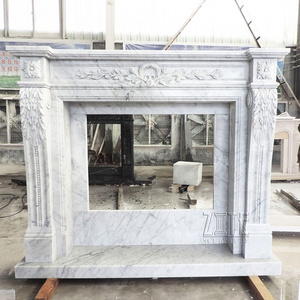 Hot Sale Hand Carved granite fireplace surround