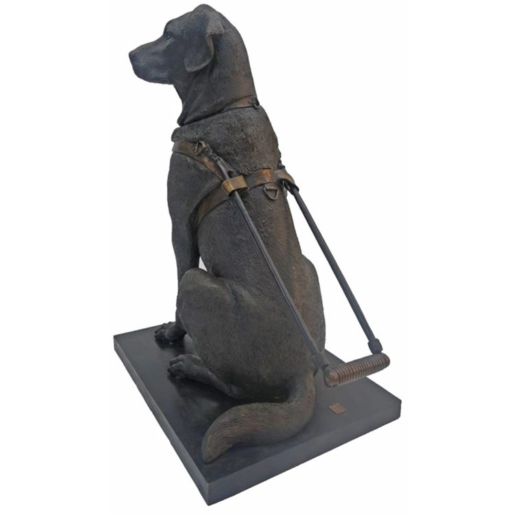 Real size Bronze Labrador Retriever Sculpture Metal Dog Statue