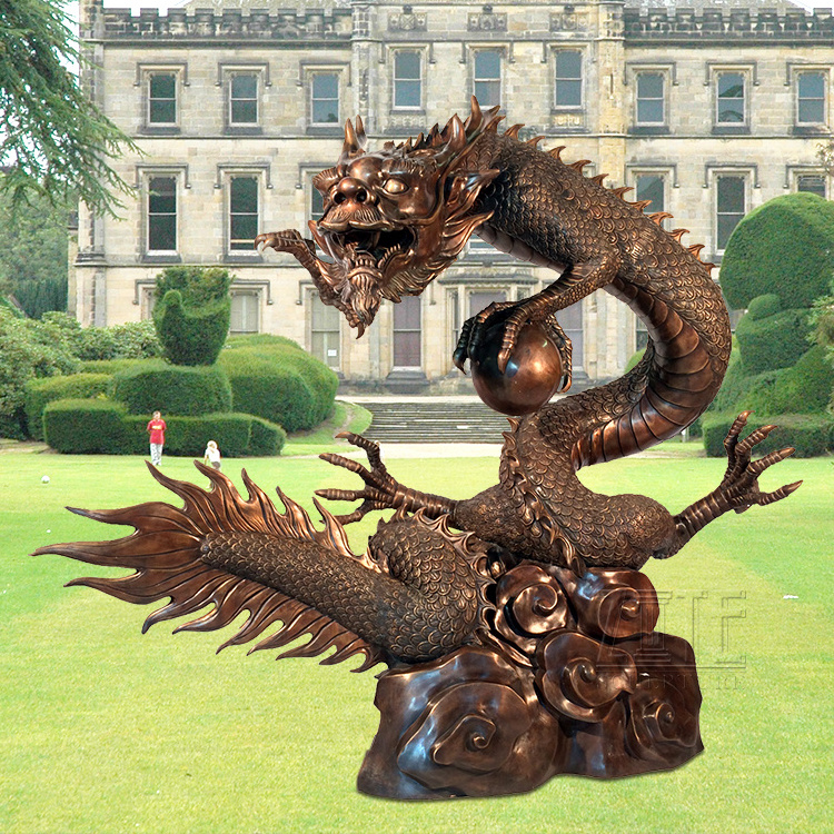 Hot Sale for outdoor brass dragon water fountain