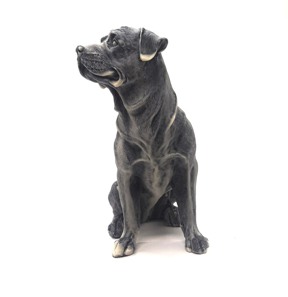 Hot Casting Outdoor Decorative Animal Sculpture German Shepherd Dog Bronze Statues