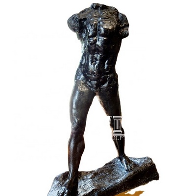 Famous Life Size Art Bronze Rodin Walking Man Statue Sculpture Artwork