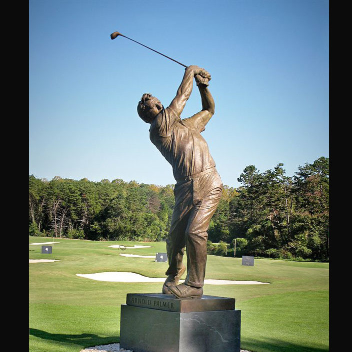 High Quality Life Size Outdoor Bronze Golf Statue