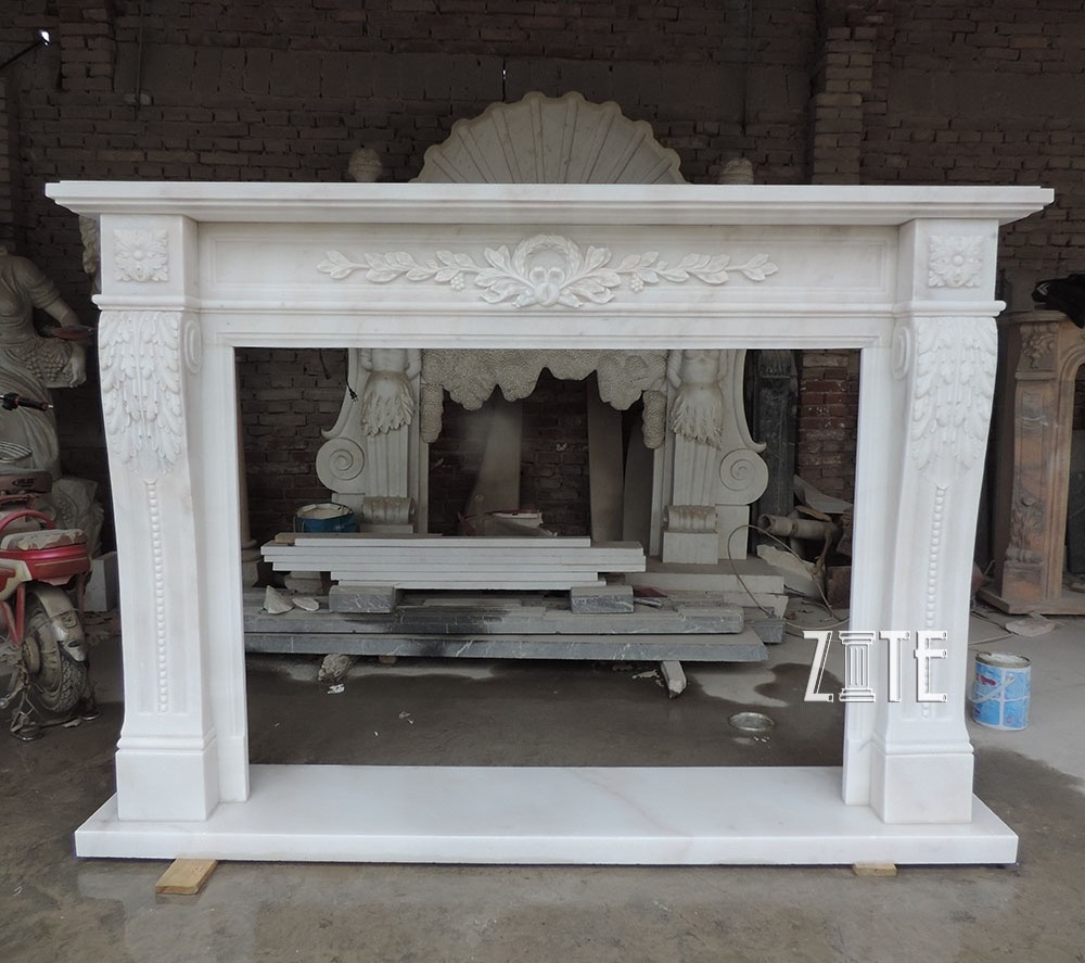 Hot Sale Hand Carved granite fireplace surround