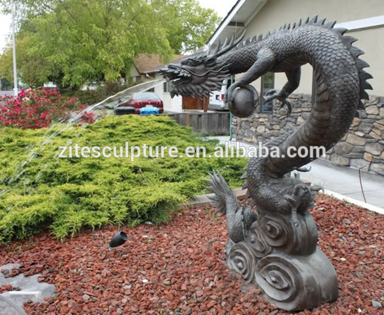 Hot Sale for outdoor brass dragon water fountain