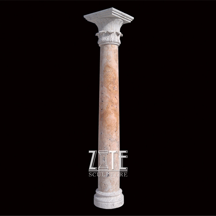 Factory Supply granite pillar marble column