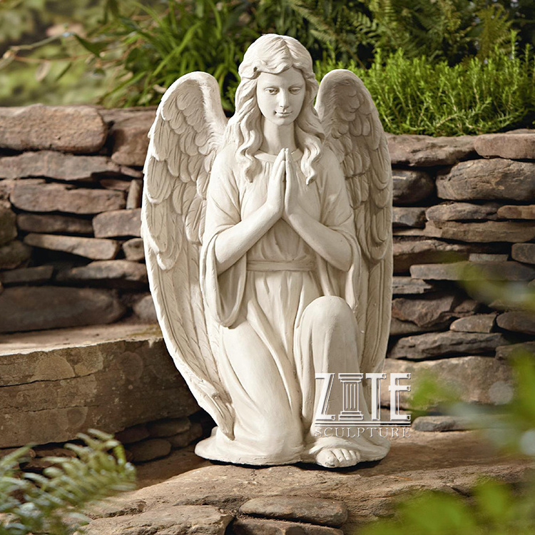 Hand Carved Factory Direct Sale christmas outdoor angel