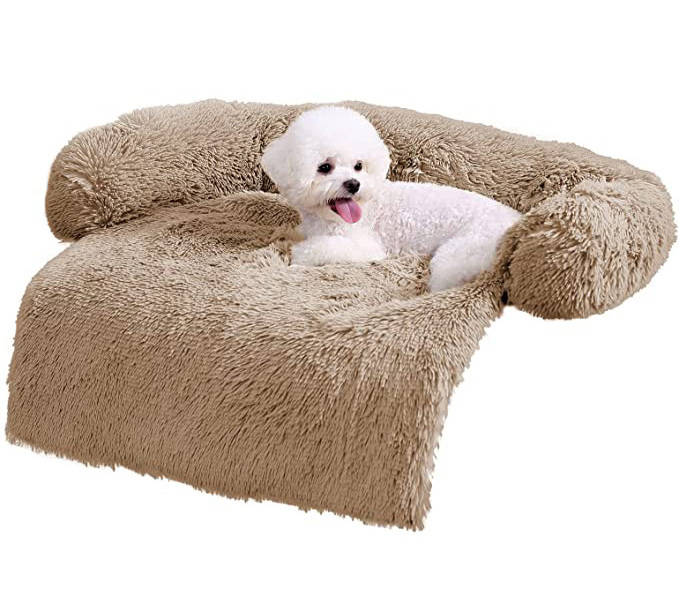 Washable Pet Sofa Cover Dog Bed Cover Sofa Protective Cover Warm Cushion Plush Pet Dog Cushion Blanket Pad