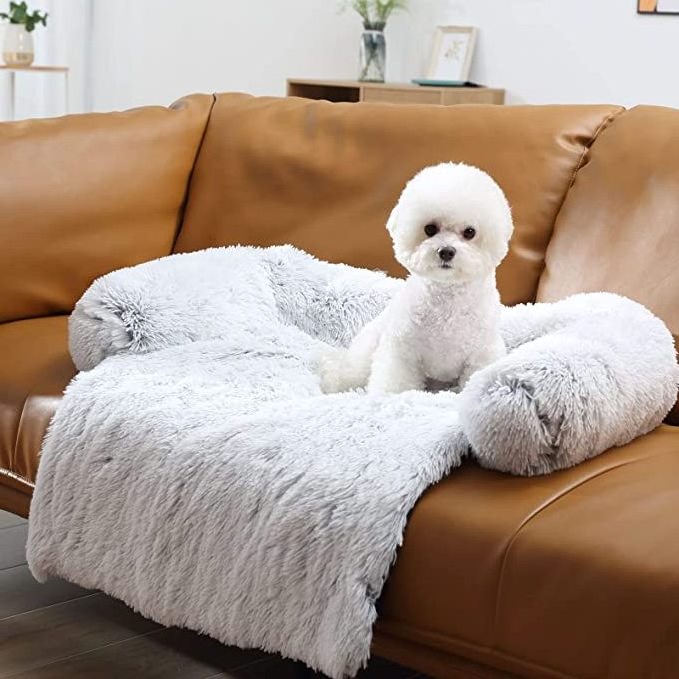 Washable Pet Sofa Cover Dog Bed Cover Sofa Protective Cover Warm Cushion Plush Pet Dog Cushion Blanket Pad