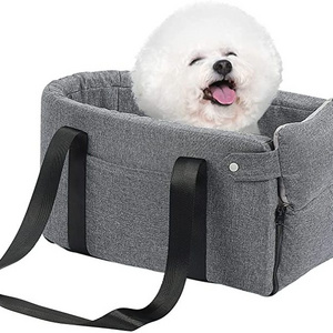 OEM ODM Removable Pet Dog Armrest Booster Car Seat Safety Travel Carrier Bag Car Booster Seat for small dogs