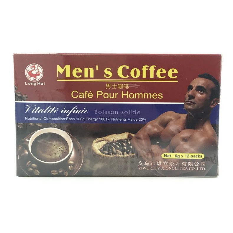 Factory price hot sale 100% Chinese herbal men's energy coffee maca  coffee