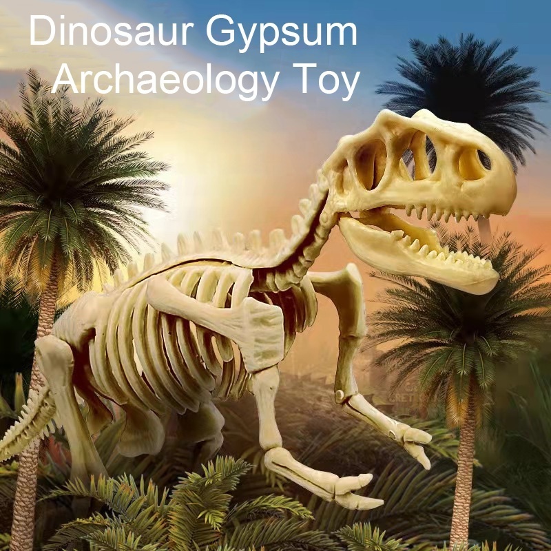 DIY Dinosaur Gypsum Archaeology Toy Set Dig And Discover Dinosaur Fossil Excavation Educational Toys For Kids