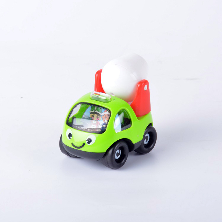 Hot sale Good Quality Cartoon Car Promotional Baby Free Wheel Mini Trucks Toys