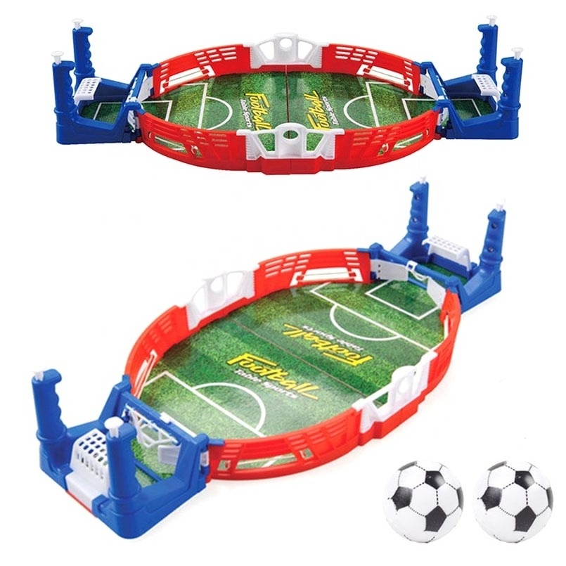 Soccer Battle Board Game Finger Football Interaction Mini Soccer Football Field Tabletop Game Desktop Sports Toys For Kids