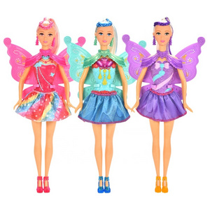 11 Inch Flower Fairy Princess Doll Small And Cute Movable Joints Portable Sweet Fashion Plastic Girl Doll Toys For Kids