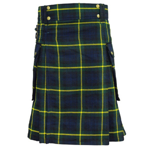 Hot Sale Professional Men Scottish Traditional Tartan Kilt Top Pride Kilts High quality cheap price men tartan kilts For Sale