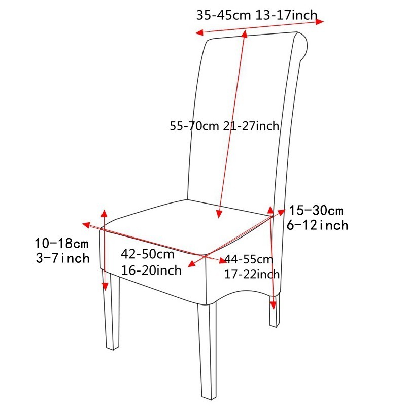 Factory Direct Sale Removable And Washable Elastic Large Oblique Swing Solid Chair Cover Waterproof Dining Chair Leather Cover