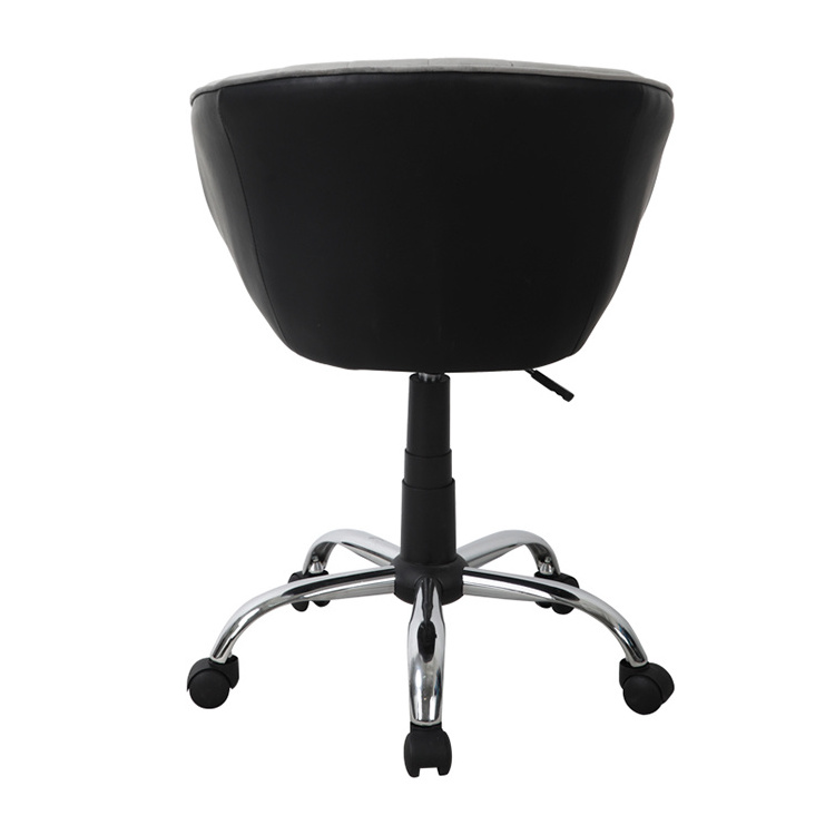 Promotion Commercial Office Furniture Modern Ergonomic Velvet Rotating Office Chair With Wheels