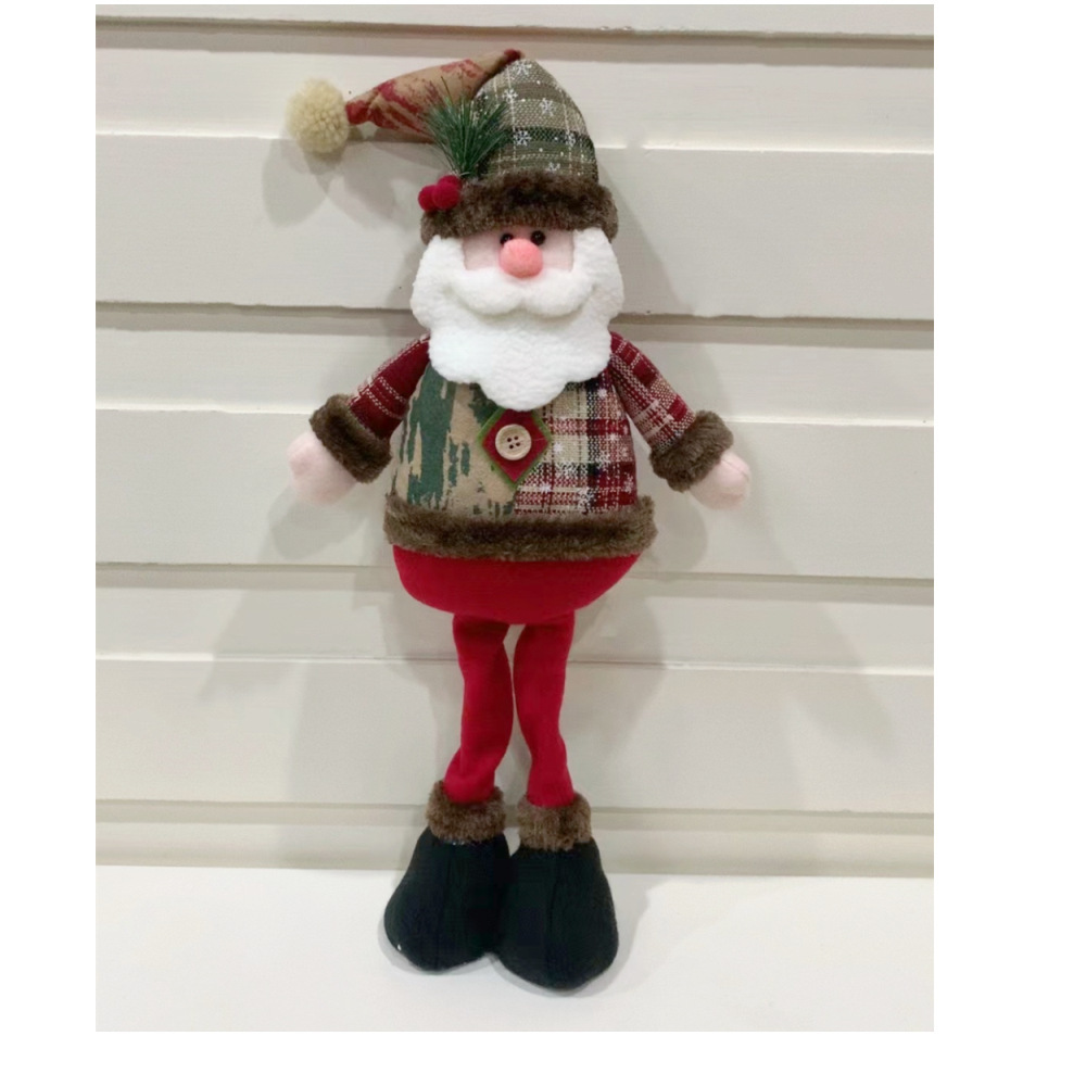 2024 Hot Sale Santa Claus Christmas Decorations For Sale Santa Dolls Toys Kids Funny Gifts Stuffed Plush Toys