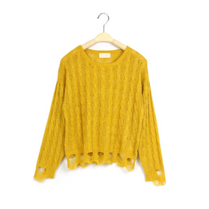 Spring Style Empty Design Women's sweater Crochet women's sweater Cool hollow out women's pullover