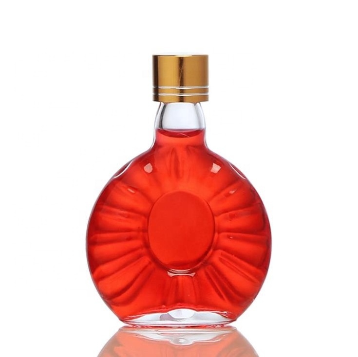 20ml 30ml 50ml 100ml Alcoholic beverage juice drinks liquor wine whiskey small mini sample glass bottle with lid