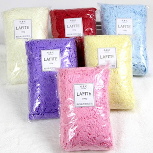 Nice color baled shredded confetti crinkle paper for packaging