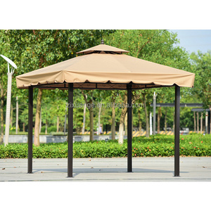 Fabric Roof Octagonal Pavilion Outdoor Tent Double Top Roman Outdoor Umbrella Modern Style House Loft Pavilion