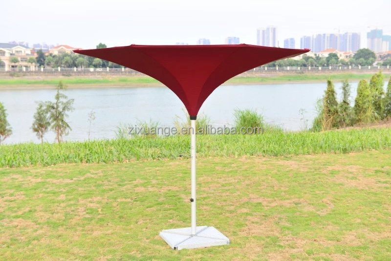 outdoor furniture wholesale with led light 3.5m Aluminum flower patio umbrellas garden sets outdoor tulip decoration umbrella