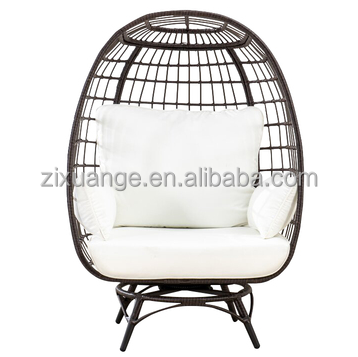 Hot Sell Outdoor Hanging Rattan Egg Chair Leisure Wicker Patio Swing Chair egg hanging swing chair