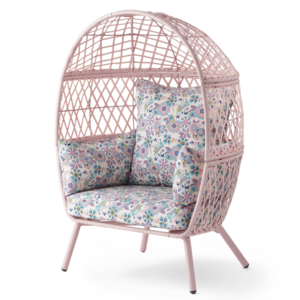 Garden Chair Egg Chair Wicker Outdoor Indoor Basket Large Round Egg Chair Bracket Pad with Terrace Balcony Sofa