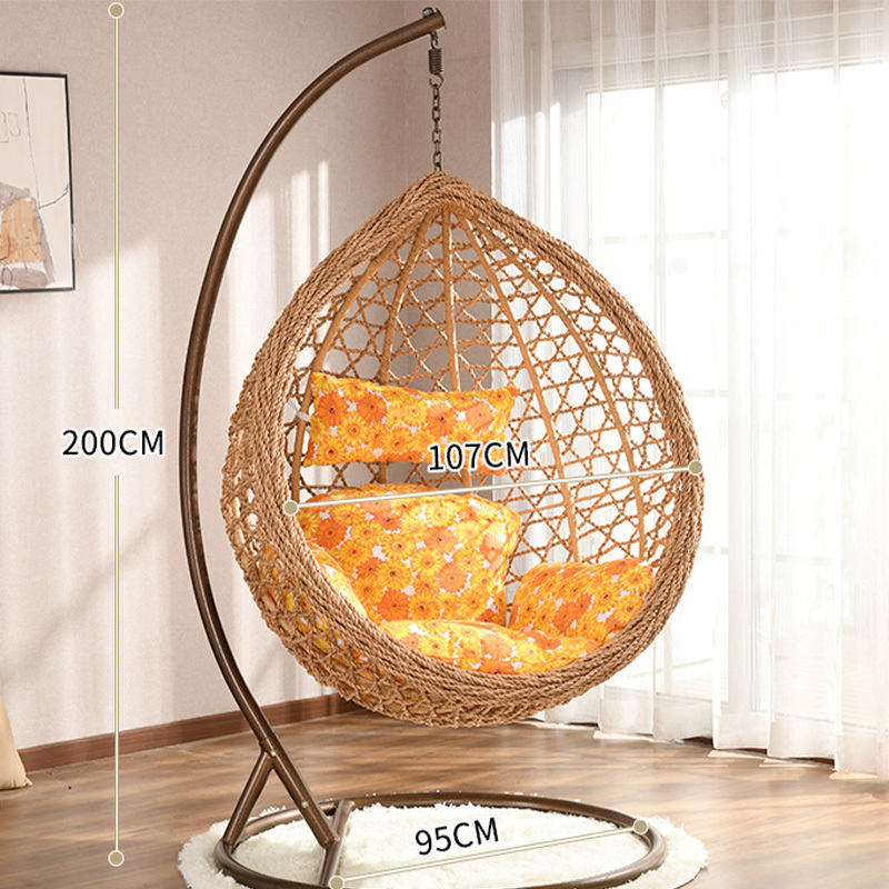 Hanging basket cushion thickened large Hammock Chair Egg Sofa Cushion Swing Seat Cushion Hanging Chair Backrest Pillow