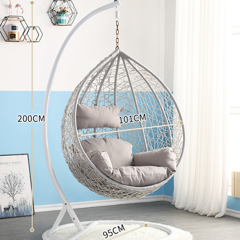 Hanging basket cushion thickened large Hammock Chair Egg Sofa Cushion Swing Seat Cushion Hanging Chair Backrest Pillow