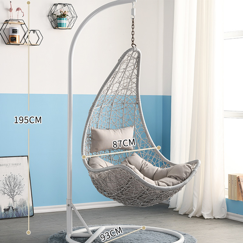 Hanging basket cushion thickened large Hammock Chair Egg Sofa Cushion Swing Seat Cushion Hanging Chair Backrest Pillow