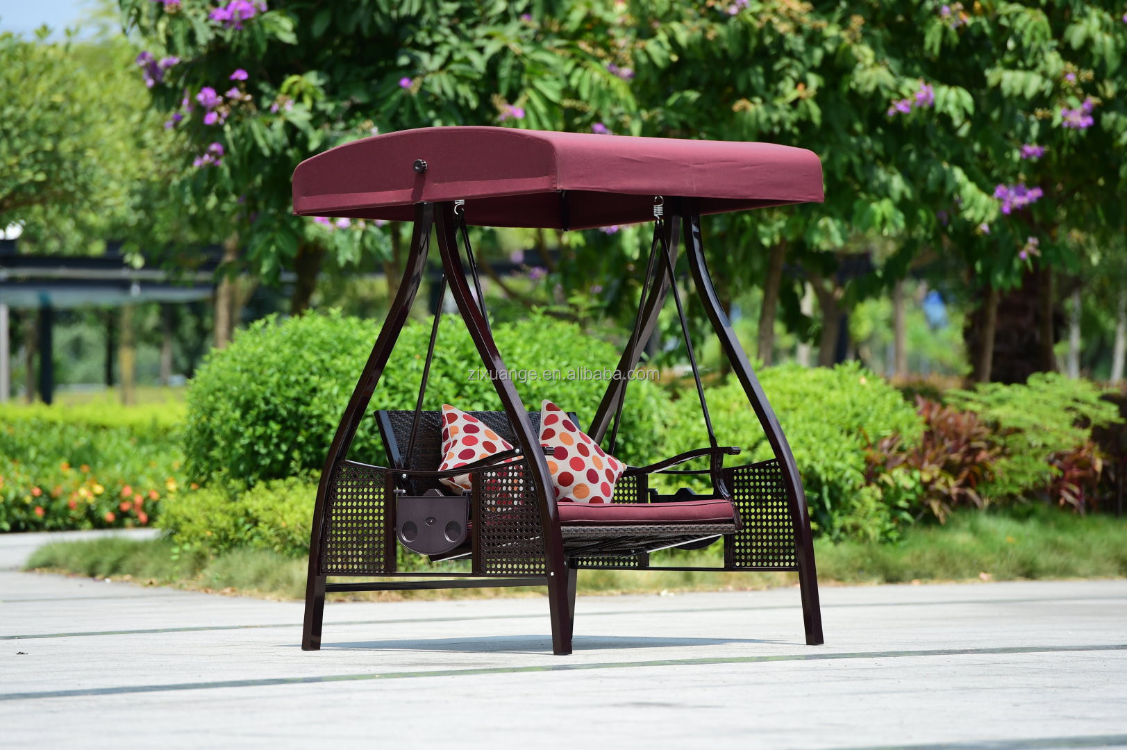 Outdoor Garden Furniture Garden 3 Seater Swing Chair  Outdoor Canopy Hanging Swing Chair Bed Garden patio swings