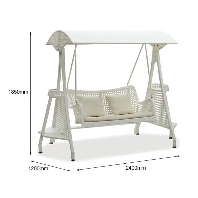 Outdoor furniture rattan chair and swing 2 seater Egg Hanging chair Hotel Living Room Garden Patio indoor patio swings