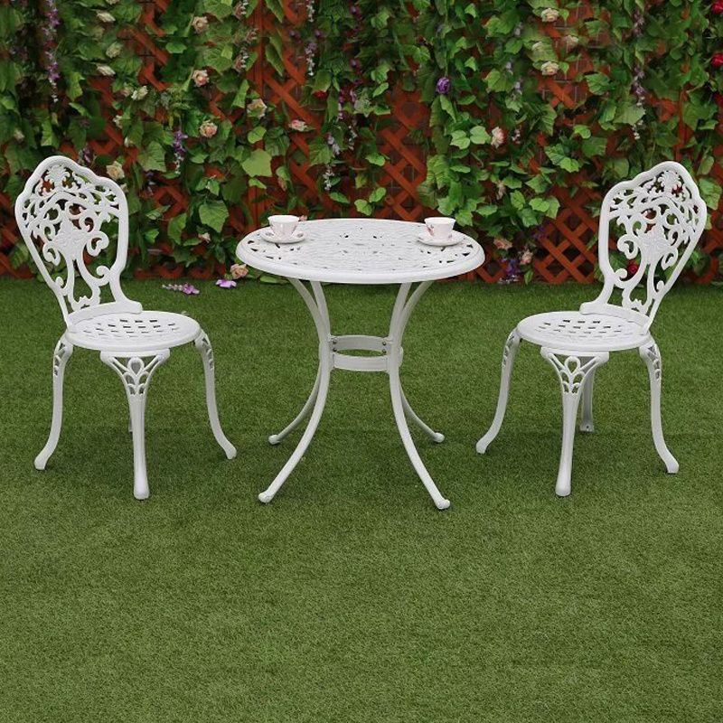 Patio Dining Set with Butterfly Pattern Outdoor Furniture Garden 10 Seater Cast Aluminum Metal Patio bistro Dining set