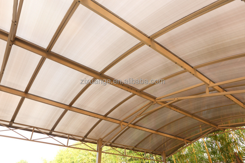 Modern Steel Aluminum Carport Membrane Tensile Single Car Parking Roof