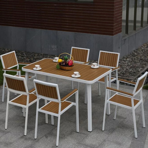 Modern luxury foldable outdoor dining set with fire pit outdoor metal chairs and table