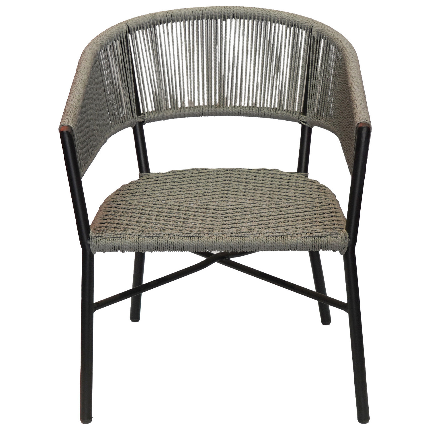 Cafe Bistro Retro Aluminum Flower Restaurant patio Rattan Chair Garden Chair Sofa Seat bistro rattan chair outdoor furniture