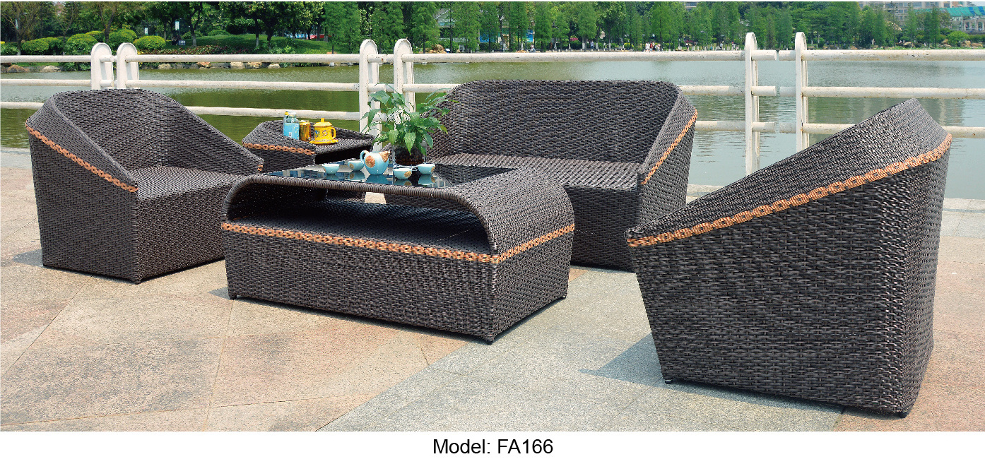 Rattan Wicker Sofa outdoor furniture rattan half moon sofa garden furniture set outdoor rattan furniture sofa set