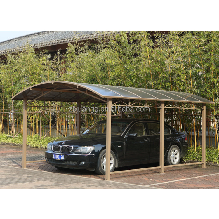 Modern Steel Aluminum Carport Membrane Tensile Single Car Parking Roof