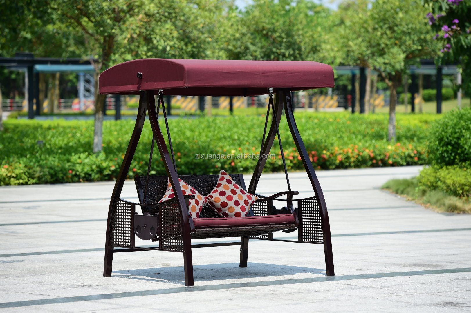 Outdoor Garden Furniture Garden 3 Seater Swing Chair  Outdoor Canopy Hanging Swing Chair Bed Garden patio swings