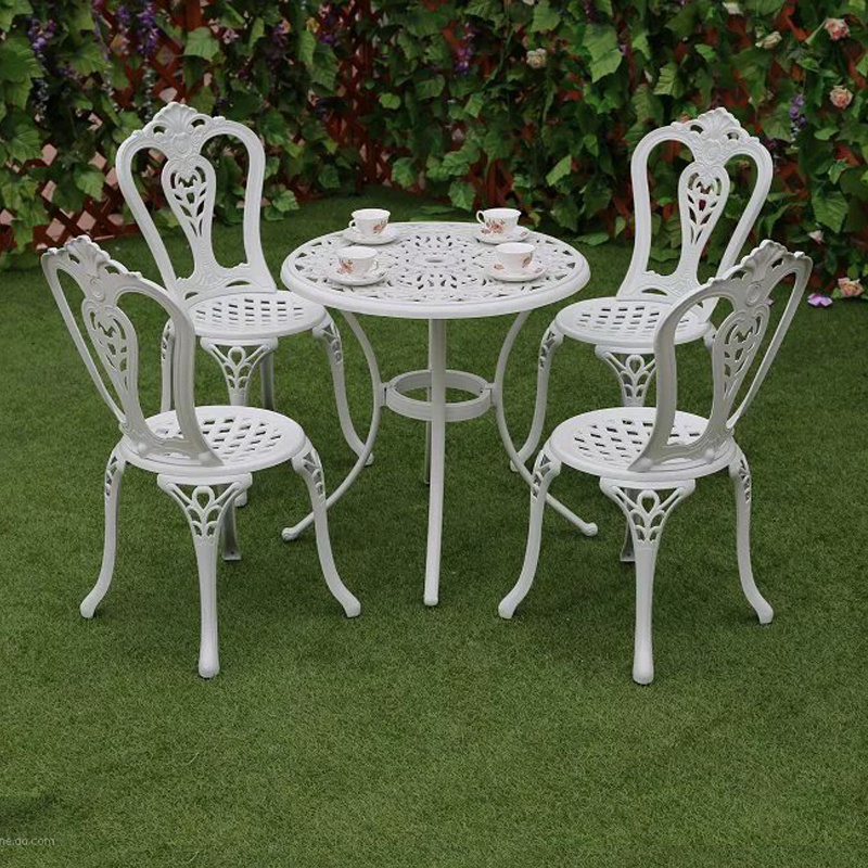 Patio Dining Set with Butterfly Pattern Outdoor Furniture Garden 10 Seater Cast Aluminum Metal Patio bistro Dining set