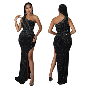 ZIYA A11S110 Split Bling Night Event Banquet Party Evening Dresses Women Elegant