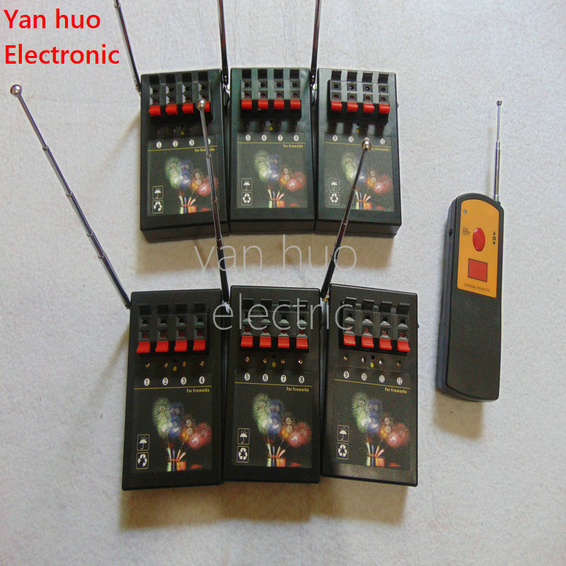 express firing system 24 Rotation Cue Channel point shooting fireworks electric ignition system rotating machine for ice pyro