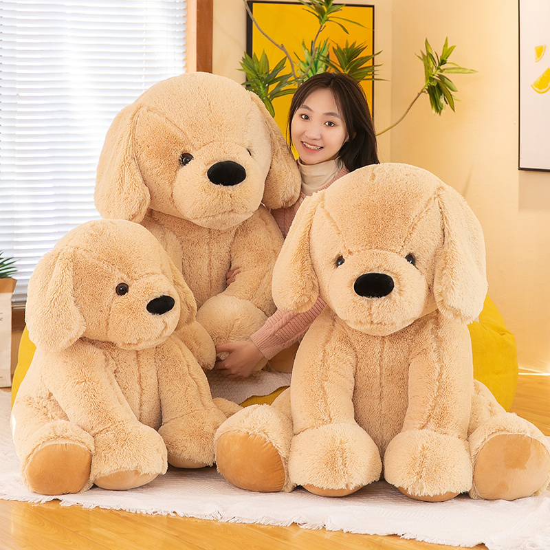 Large plush toy golden hair doll giant big bear doll sleeping doll girl sleeping on bed