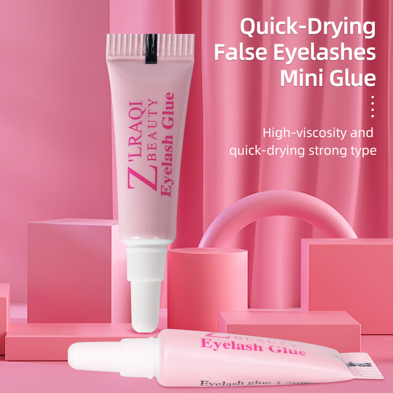 Eyelash Glue Lash Glue Clear False Eyelash Glue Suitable for Sensitive Eyes Latex Free Waterproof Strong Hold