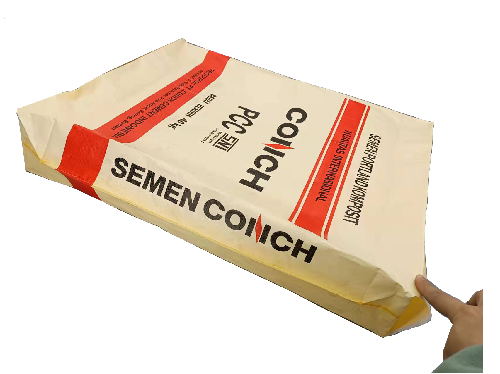 Hot Sale PP Woven Bag Empty Cement Bag PP Valve  block bottom Bag Customized 25 Kg 30kg 40 Kg 50 Kg Cement Sack